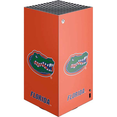 University of Florida Gators Mascot Logo XBox Series X Digital Edition Console Skin
