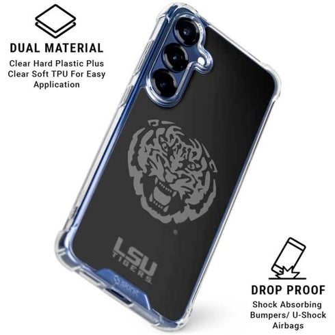 LSU Geaux Tigers Galaxy S25 Clear Case