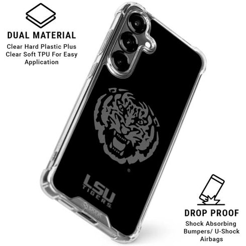 LSU Geaux Tigers Galaxy S26 Plus Clear Case