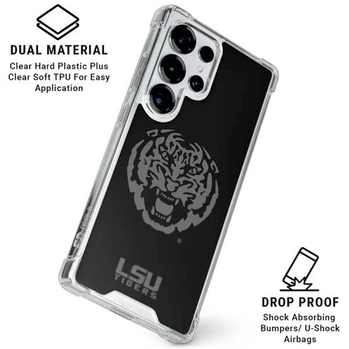 LSU Geaux Tigers Galaxy S26 Ultra Clear Case