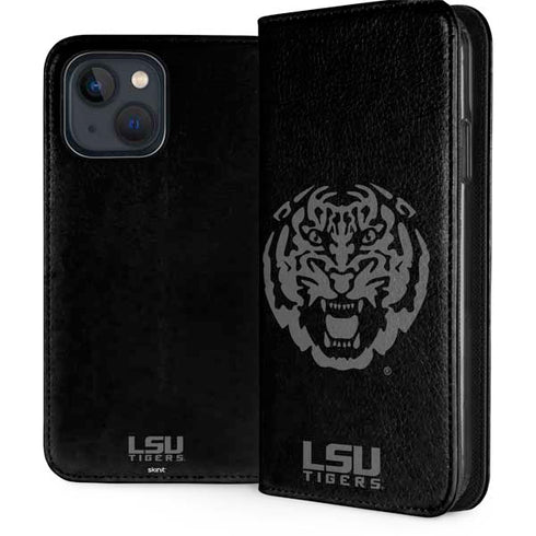 LSU Geaux Tigers iPhone 15 Plus Folio Case