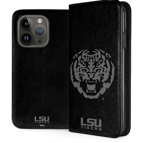 LSU Geaux Tigers iPhone 15 Pro Folio Case