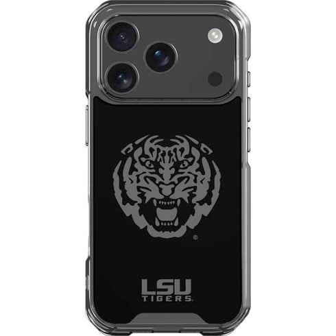 LSU Geaux Tigers iPhone 17 Pro Clear Case