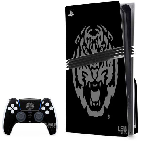 LSU Geaux Tigers PS5 Pro Disk Bundle Skin