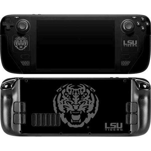 LSU Geaux Tigers Steam Deck Handheld Gaming Computer OLED Skin