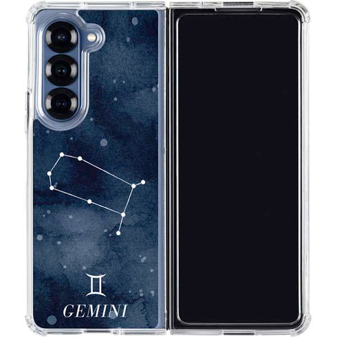 Gemini Constellation Galaxy Z Fold7 Clear Case