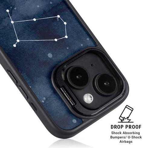 Gemini Constellation iPhone 13 Kickstand Case
