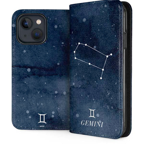 Gemini Constellation iPhone 15 Plus Folio Case