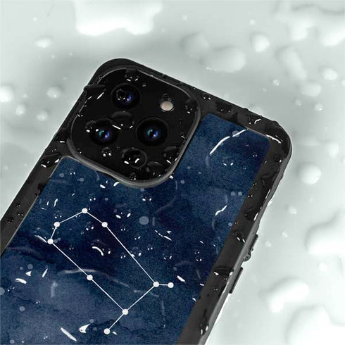Gemini Constellation iPhone 15 Pro Waterproof Case