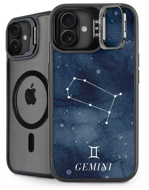 Gemini Constellation iPhone 16 Kickstand Case