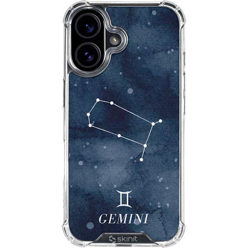 Gemini Constellation iPhone 16 Plus Clear Case
