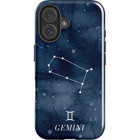 Gemini Constellation iPhone 16 Plus Impact Case
