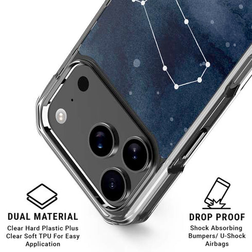 Gemini Constellation iPhone 18 Pro Clear Case