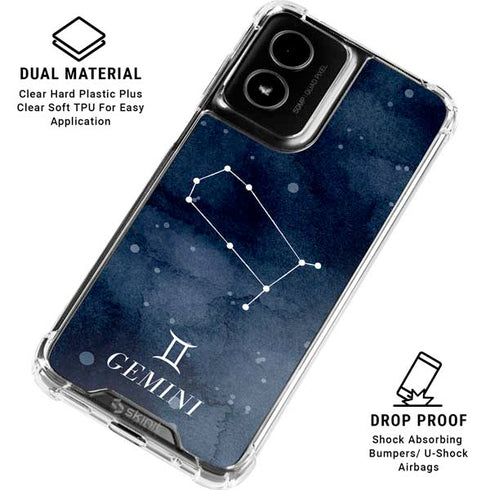 Gemini Constellation Moto G Power 5G (2024) Clear Case