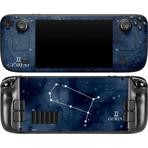 Gemini Constellation Steam Deck Handheld Gaming Computer OLED Skin