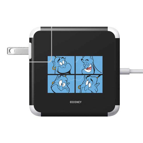 Disney Aladdin Genie Faces Grid 85W Power Adapter (15 and 17 inch MacBook Pro Charger) Skin