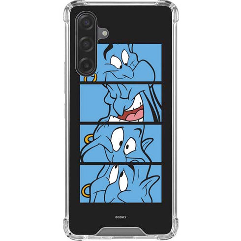 Disney Aladdin Genie Faces Grid Galaxy A17 Clear Case