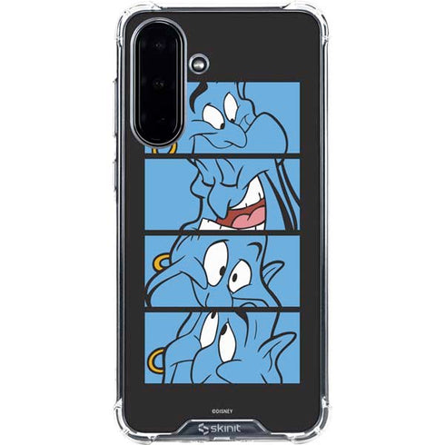 Disney Aladdin Genie Faces Grid Galaxy A36 5G Clear Case