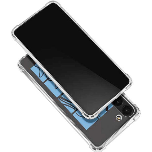 Disney Aladdin Genie Faces Grid Galaxy S24 FE Clear Case