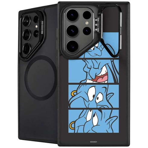 Disney Aladdin Genie Faces Grid Galaxy S25 Ultra Kickstand Case