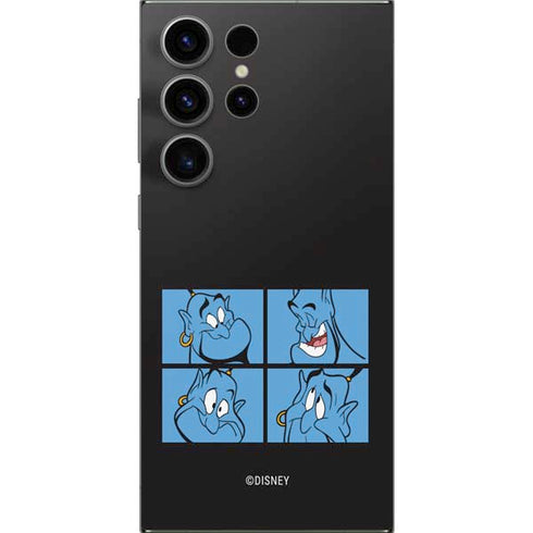 Disney Aladdin Genie Faces Grid Galaxy S25 Ultra Skin