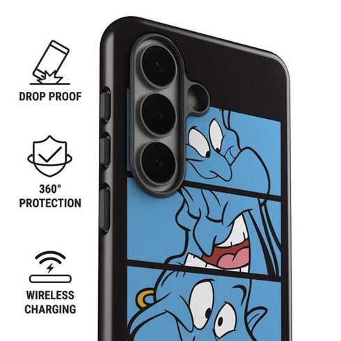 Disney Aladdin Genie Faces Grid Galaxy S26 Plus Impact Case