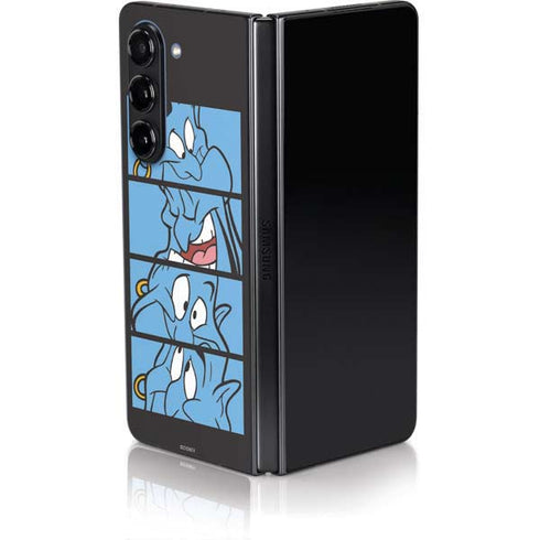 Disney Aladdin Genie Faces Grid Galaxy Z Fold5 5G Skin