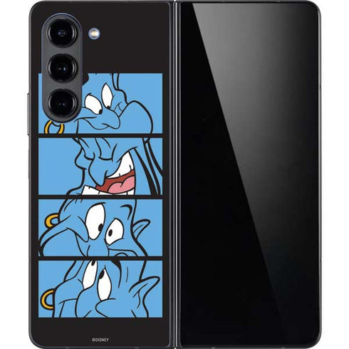 Disney Aladdin Genie Faces Grid Galaxy Z Fold5 5G Skin