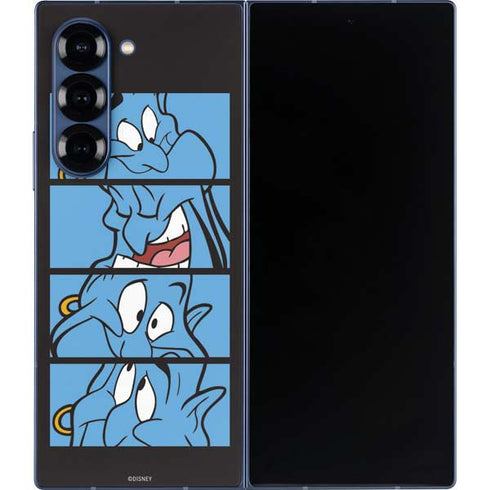 Disney Aladdin Genie Faces Grid Galaxy Z Fold6 Skin