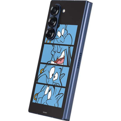 Disney Aladdin Genie Faces Grid Galaxy Z Fold6 Skin