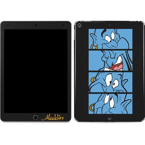 Disney Aladdin Genie Faces Grid iPad Skins