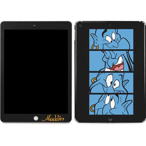 Disney Aladdin Genie Faces Grid Apple iPad Skin