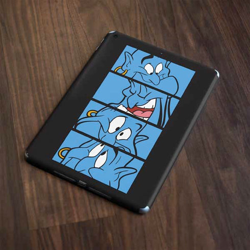 Disney Aladdin Genie Faces Grid Apple iPad Skin