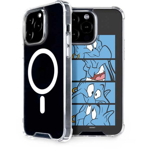 Disney Aladdin Genie Faces Grid iPhone Cases