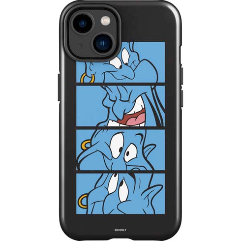 Disney Aladdin Genie Faces Grid iPhone 15 Impact Case