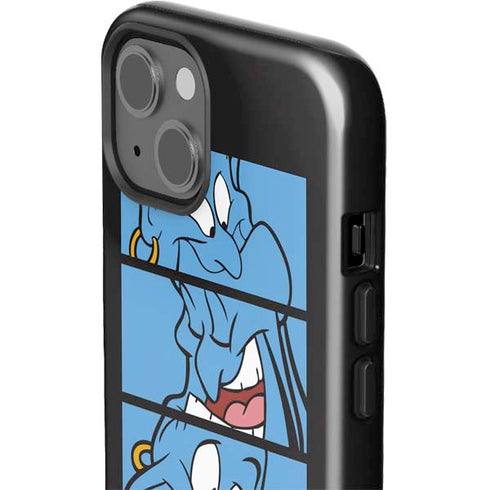 Disney Aladdin Genie Faces Grid iPhone 15 Impact Case