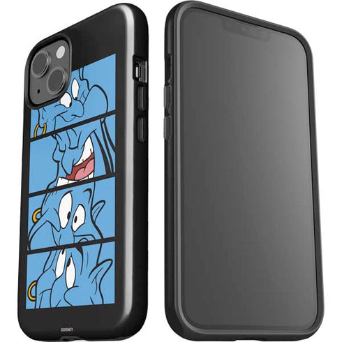Disney Aladdin Genie Faces Grid iPhone 15 Impact Case