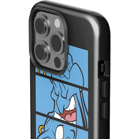 Disney Aladdin Genie Faces Grid iPhone 15 Pro Impact Case