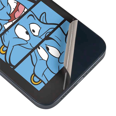 Disney Aladdin Genie Faces Grid iPhone 15 Skin