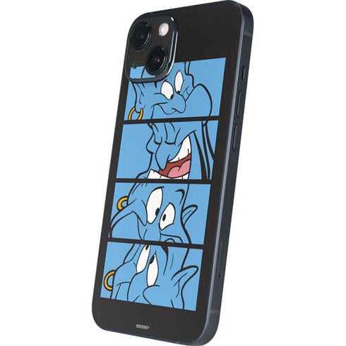 Disney Aladdin Genie Faces Grid iPhone 15 Skin