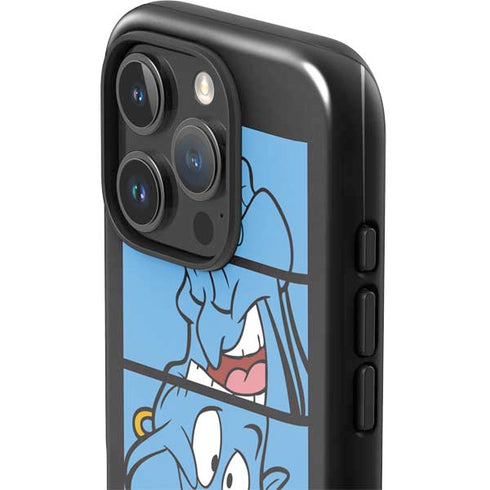 Disney Aladdin Genie Faces Grid iPhone 16 Pro Impact Case