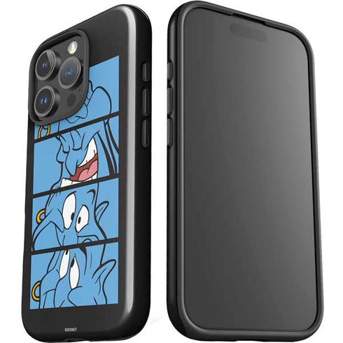 Disney Aladdin Genie Faces Grid iPhone 16 Pro Impact Case