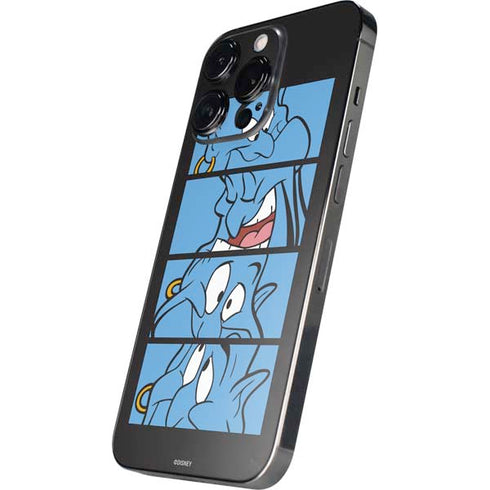 Disney Aladdin Genie Faces Grid iPhone 16 Pro Skin