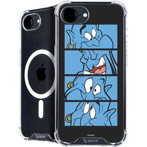 Disney Aladdin Genie Faces Grid iPhone 16e MagSafe Case