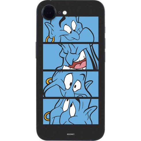 Disney Aladdin Genie Faces Grid iPhone 16e Skin