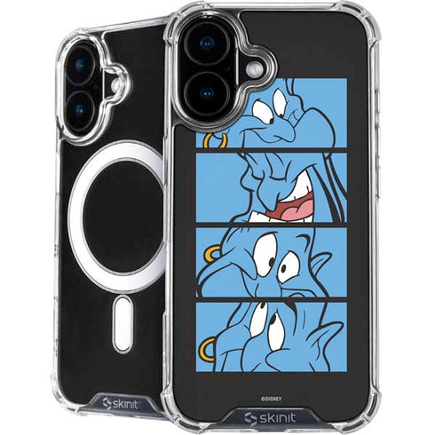 Disney Aladdin Genie Faces Grid iPhone 17 MagSafe Case