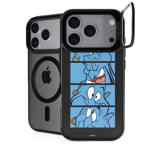 Disney Aladdin Genie Faces Grid iPhone 18 Pro Kickstand Case