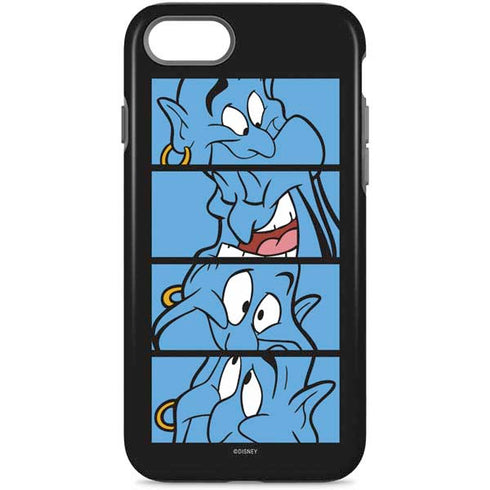 Disney Aladdin Genie Faces Grid iPhone Cases