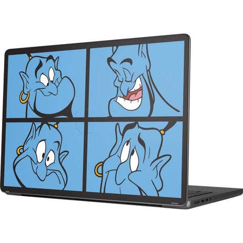 Disney Aladdin Genie Faces Grid Apple MacBook Pro 14-inch Skin