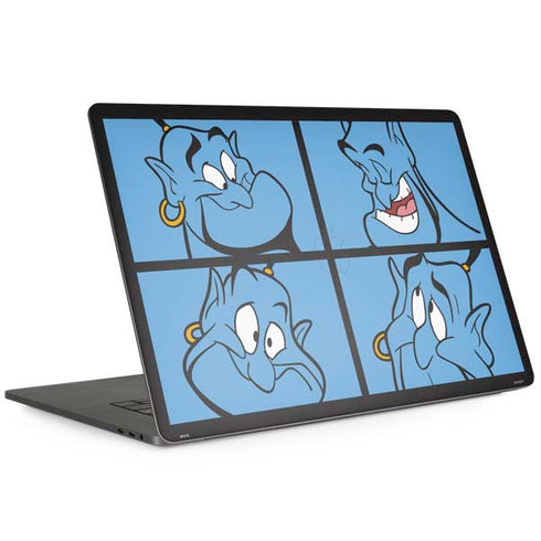 Disney Aladdin Genie Faces Grid MacBook Skins